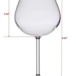 G.E.T. SW-1447-1-TRITAN-CL-EC Heavy-Duty Reusable Shatterproof Plastic Wine Glasses, 20 Ounce, Clear (Pack of 4)