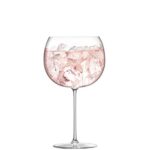 LSA International Borough Balloon Glass 680 ml Clear | Set of 4 | Dishwasher Safe | BG09