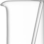 LSA International Gin Cocktail jug & Stirrer, 37.2fl oz/H11.5in, Clear