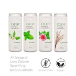 EXEER Sparkling Botanical, Functional Beverage, Non Alcoholic, Low Calorie, Gluten Free, Vegan, (Mint Soother, Rosewater Relaxer, PussyWillow Stimulator, Neroli Refresher), 12 OZ Variety Pack of 4