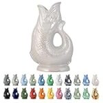 The Original Gluggle Jug by Wade Ceramics – Extra Large Pearlescent – Glug Glug Fish Shaped Jug – Decorative Glugging Cocktail, Water, Wine & Gin Pitcher, Decanter or Vase – Hand Made in Britain