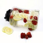 VENNERLI Half Gallon Water Jug 2 Liters Large Sports Water Bottle with Handle Reusable BPA-Free 64 OZ Plastic Gallon Water Jug Wide Mouth for Home Drinking Outdoor Gym Hiking Fitness