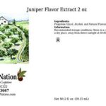 OliveNation Juniper Flavor Extract, Classic Gin Taste Flavoring for Beverages, Meat, Sauces, Baked Goods, Non-GMO, Gluten Free, Kosher, Vegan – 2 ounces