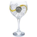 English Pewter Company Personalised Gin Glass with Your Choice of Initial – Unique Gift for Men or Women, Birthdays, Anniversaries (A) [MON301]