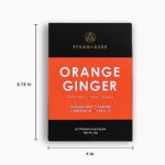 Ethan+Ashe – Orange Ginger Alcohol Infusion Blend – Spirit Infuser Packet – Add Flavor To Liquor – Invigorating Spice Blend For Gin, Rum, Whisky, Tequila, Mezcal, Vodka, & White/Rosé Wine – 750 ML