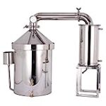 YUEWO 8.5-42G/32-161L Large Capacity Still Stainless Steel Wine Making Kit Water Distiller Home Brewing Kit for DIY Whisky Wine Brandy Gin Vodka Alcohol