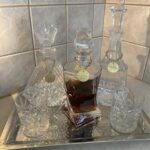 Liquor Decanter Bottle Label (ONE), Arrow Alcohol Name Tag Brass Metal, Home Bar Hanging Gold Color, Choose ONE: Bourbon Brandy Gin Rum Scotch Tequila Vodka Whiskey, Hand-Stamped Gift Idea (Bourbon)