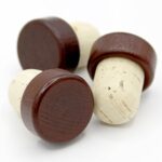 Midwest Spice Company Nordic Bottles – 3 Pack – 375ml (12oz.) Bottles with Dark Wood Bar Top Cork Caps