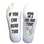 Designs by Kary Socks Gin And Tonic Socks for Men and Women (Gin and tonic)