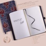 Exclusive Writing Journal for Women and Men – Handmade in Italy with Ivory Paper – Vintage Travel Diary Notebook for Daily Notes, Dreams or Planning – Perfect for a Traveler, Writer (BAROQUE)