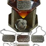 Decanter Tags – Liquor Decanter Labels (Set of 8, Silver) Liquor Tags: Whiskey, Bourbon, Scotch, Gin, Rum, Vodka, Tequila & Brandy – Liquor Bottle/Carafe Labels, Alcohol Name Tags for Bottles