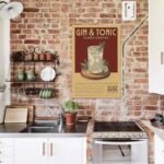 Vintage Gin and Tonic Cocktail Poster Retro Wall art Decor Canvas Print for Kitchen Home Bar Cart Club Dorm Trendy Aesthetic Decor 24x36inch Unframed
