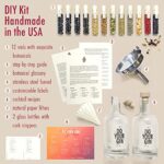 DIY Gin-Making Alcohol Infusion-Kit | Featured in Vogue | 12 Spices in Glass | Mixology-Set for Bartender | Perfect Vodka Gift for Men | DIY Kits for Adults | Bartender Kit | Gifts for Men and Women