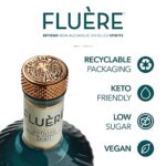 FLUÈRE Original GIN ALTERNATIVE – Floral Blend, Non-Alcoholic Distilled Spirit with Juniper, 23.7 Fl Oz | Low Calories | Created for cocktails | Coriander Seed, Juniper berries, Lavender and Lime peel